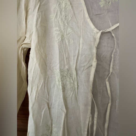 April Cornell long Cardigan Size XM 100% cotton made in india - Picture 5 of 8